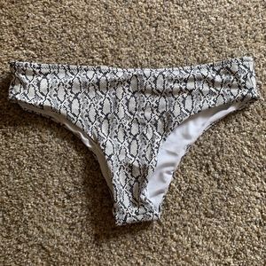 Brand New Snakeskin Bikini Bottoms